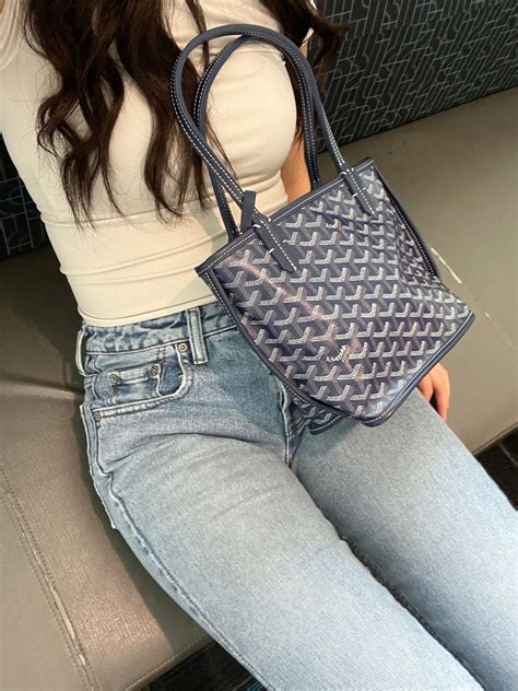 goyard anjou mini navy|Goyard anjou mini price.